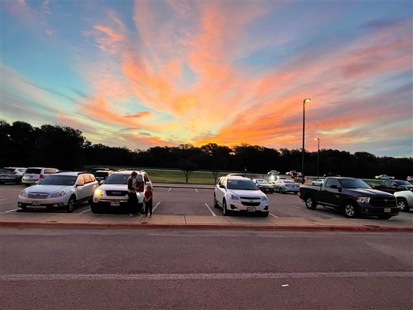 Sunrise at Bluebonnet Elementary 